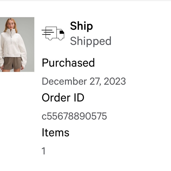 LULULEMON Scuba Oversized Funnel Neck Half Zip Heathered Bone XL/XXL - Picture 10 of 11